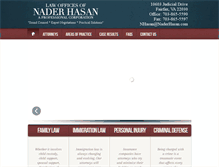 Tablet Screenshot of naderhasan.com